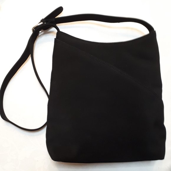 Talbots Vintage Polyester Black Shoulder Bag - Picture 2 of 13